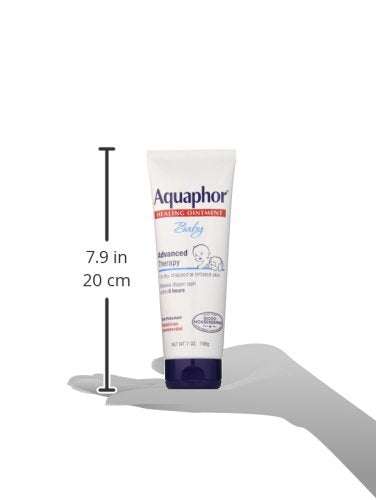 Aquaphor Baby Healing Ointment for Diaper Rash and More, 7 OZ | Baby Skin Protectant with Petrolatum for Chapped or Dry Skin, Drool Rash and Diaper Rash, Hypoallergenic, Fragrance Free