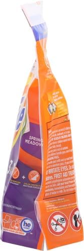 Tide PODS laundry detergent pacs, 3-in-1 Stain Remover, Odor Fighter, Color ProteCountor, 76 Count, HE compatible, Spring Meadow Scent