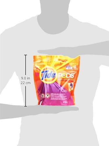 Tide PODS laundry detergent pacs, 3-in-1 Stain Remover, Odor Fighter, Color ProteCountor, 76 Count, HE compatible, Spring Meadow Scent
