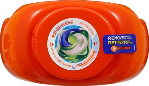 Tide PODS laundry detergent pacs, 3-in-1 Stain Remover, Odor Fighter, Color ProteCountor, 76 Count, HE compatible, Spring Meadow Scent