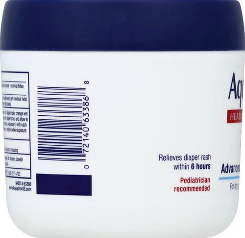 Aquaphor Baby Healing Ointment for Diaper Rash and More, 7 OZ | Baby Skin Protectant with Petrolatum for Chapped or Dry Skin, Drool Rash and Diaper Rash, Hypoallergenic, Fragrance Free