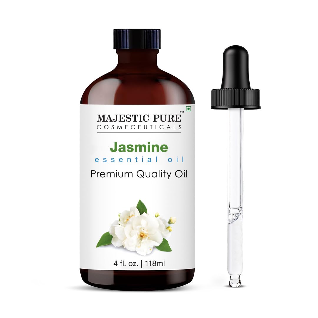 Majestic Pure Peppermint Essential Oil for Diffuser - 4 Fl Oz | 100% Natural Essentials Oils for Aromatherapy, Massage, Steam inhalation, Air Freshing, Soap and Candle Making