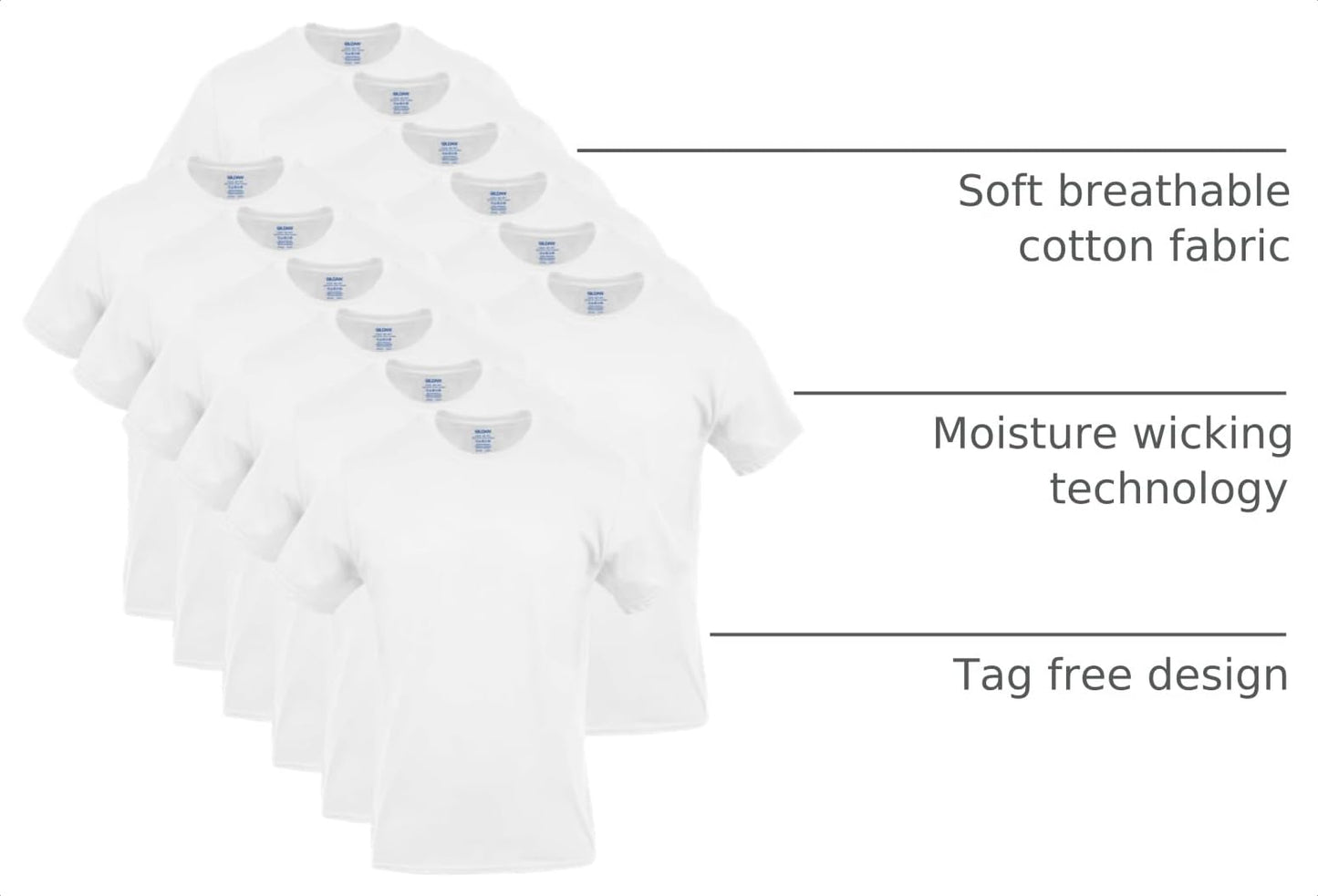 Gildan Men's Crew T-Shirts, Multipack, Style G1100