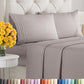 Queen Size 4 Piece Sheet Set - Comfy Breathable & Cooling Sheets - White