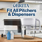 Brita Standard Replacement Filter, Reduces Contaminants while keeping healthy minerals, Certified by WQA to reduce Chlorine for improved taste, Made without BPA, Replace after 151 litres, 1 Count