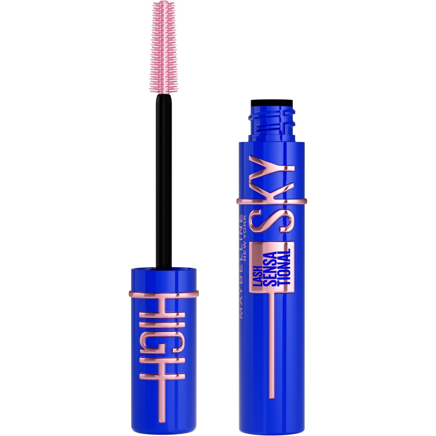Maybelline New York Lash Sensational Sky High Washable Eyelash Mascara Makeup, Volumizing, Lengthening, Defining, Curling, Multiplying, Buildable Formula, Very Black, 7.2 ml