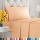 Queen Size 4 Piece Sheet Set - Comfy Breathable & Cooling Sheets - White
