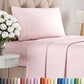 Queen Size 4 Piece Sheet Set - Comfy Breathable & Cooling Sheets - White