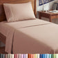 Queen Size 4 Piece Sheet Set - Comfy Breathable & Cooling Sheets - White