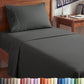 Queen Size 4 Piece Sheet Set - Comfy Breathable & Cooling Sheets - White