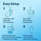 Brita Standard Replacement Filter, Reduces Contaminants while keeping healthy minerals, Certified by WQA to reduce Chlorine for improved taste, Made without BPA, Replace after 151 litres, 1 Count