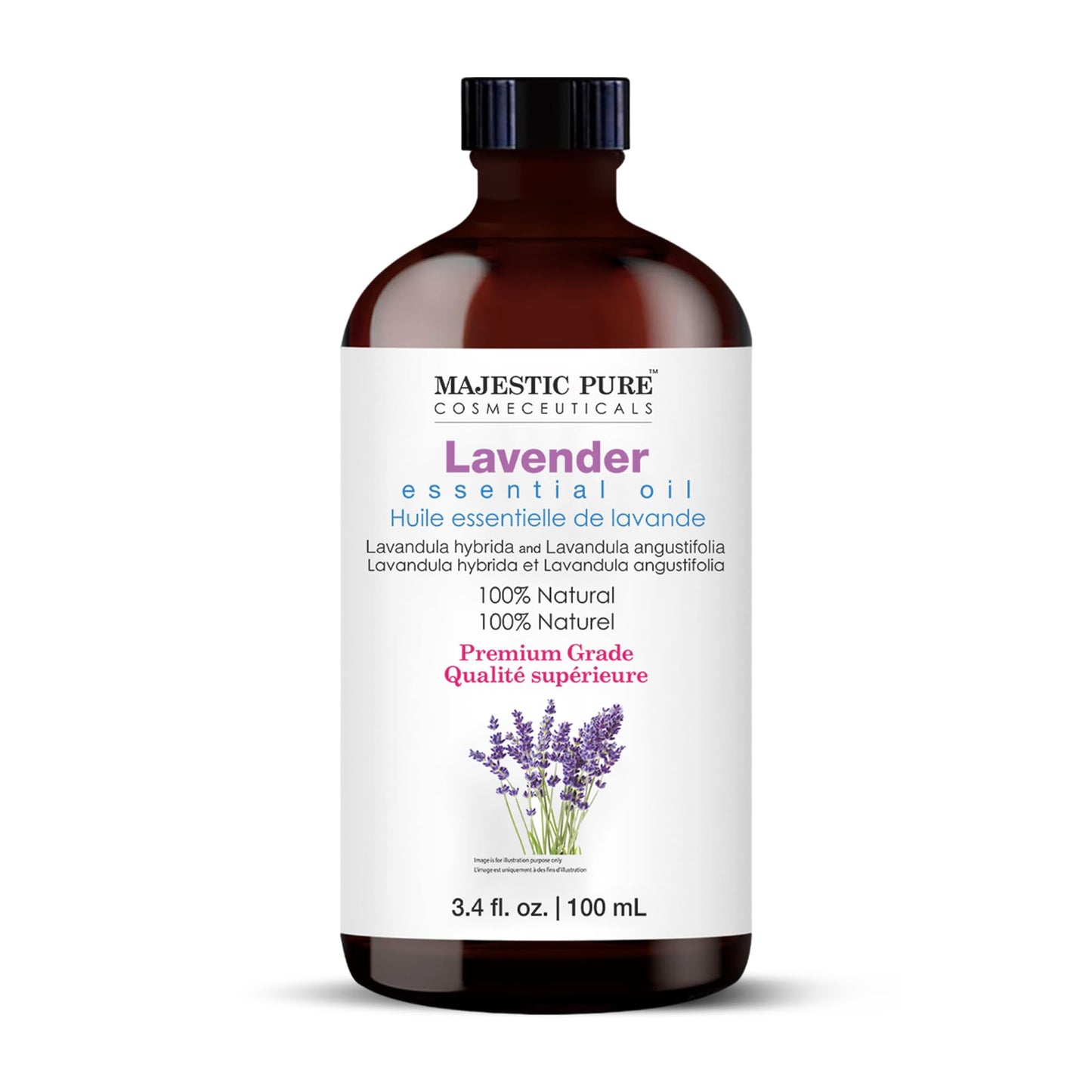Majestic Pure Peppermint Essential Oil for Diffuser - 4 Fl Oz | 100% Natural Essentials Oils for Aromatherapy, Massage, Steam inhalation, Air Freshing, Soap and Candle Making