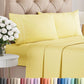 Queen Size 4 Piece Sheet Set - Comfy Breathable & Cooling Sheets - White