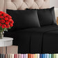 Queen Size 4 Piece Sheet Set - Comfy Breathable & Cooling Sheets - White