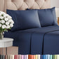 Queen Size 4 Piece Sheet Set - Comfy Breathable & Cooling Sheets - White