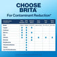 Brita Standard Replacement Filter, Reduces Contaminants while keeping healthy minerals, Certified by WQA to reduce Chlorine for improved taste, Made without BPA, Replace after 151 litres, 1 Count