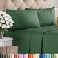 Queen Size 4 Piece Sheet Set - Comfy Breathable & Cooling Sheets - White