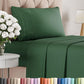 Queen Size 4 Piece Sheet Set - Comfy Breathable & Cooling Sheets - White