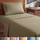Queen Size 4 Piece Sheet Set - Comfy Breathable & Cooling Sheets - White