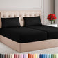 Queen Size 4 Piece Sheet Set - Comfy Breathable & Cooling Sheets - White
