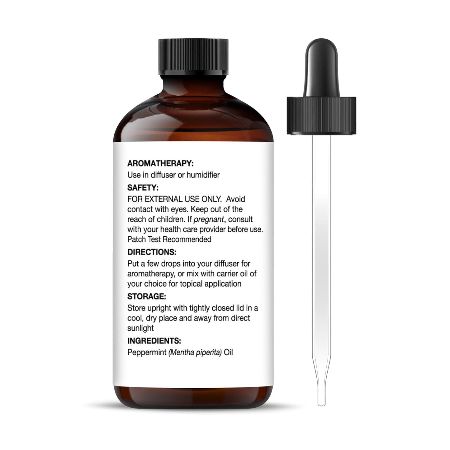 Majestic Pure Peppermint Essential Oil for Diffuser - 4 Fl Oz | 100% Natural Essentials Oils for Aromatherapy, Massage, Steam inhalation, Air Freshing, Soap and Candle Making