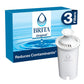 Brita Standard Replacement Filter, Reduces Contaminants while keeping healthy minerals, Certified by WQA to reduce Chlorine for improved taste, Made without BPA, Replace after 151 litres, 1 Count