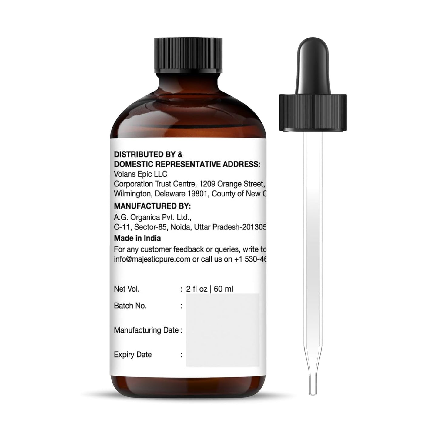 Majestic Pure Peppermint Essential Oil for Diffuser - 4 Fl Oz | 100% Natural Essentials Oils for Aromatherapy, Massage, Steam inhalation, Air Freshing, Soap and Candle Making