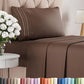 Queen Size 4 Piece Sheet Set - Comfy Breathable & Cooling Sheets - White
