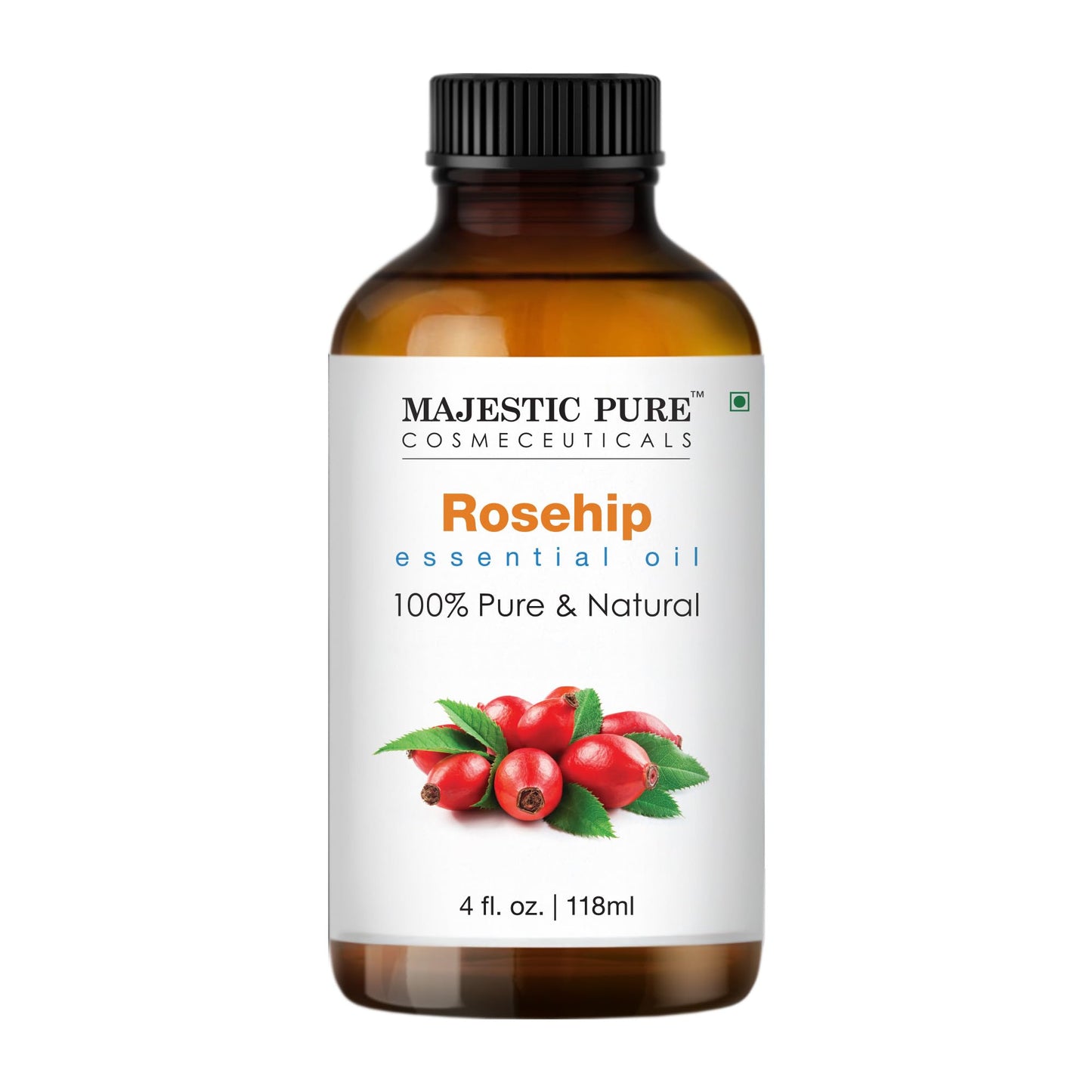 Majestic Pure Peppermint Essential Oil for Diffuser - 4 Fl Oz | 100% Natural Essentials Oils for Aromatherapy, Massage, Steam inhalation, Air Freshing, Soap and Candle Making