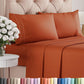 Queen Size 4 Piece Sheet Set - Comfy Breathable & Cooling Sheets - White