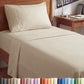 Queen Size 4 Piece Sheet Set - Comfy Breathable & Cooling Sheets - White