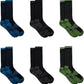 Dickies Men's Dri-tech Original Moisture Control Crew Socks, Available in M-xxl (6, 12, 18 Pairs)