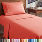 Queen Size 4 Piece Sheet Set - Comfy Breathable & Cooling Sheets - White