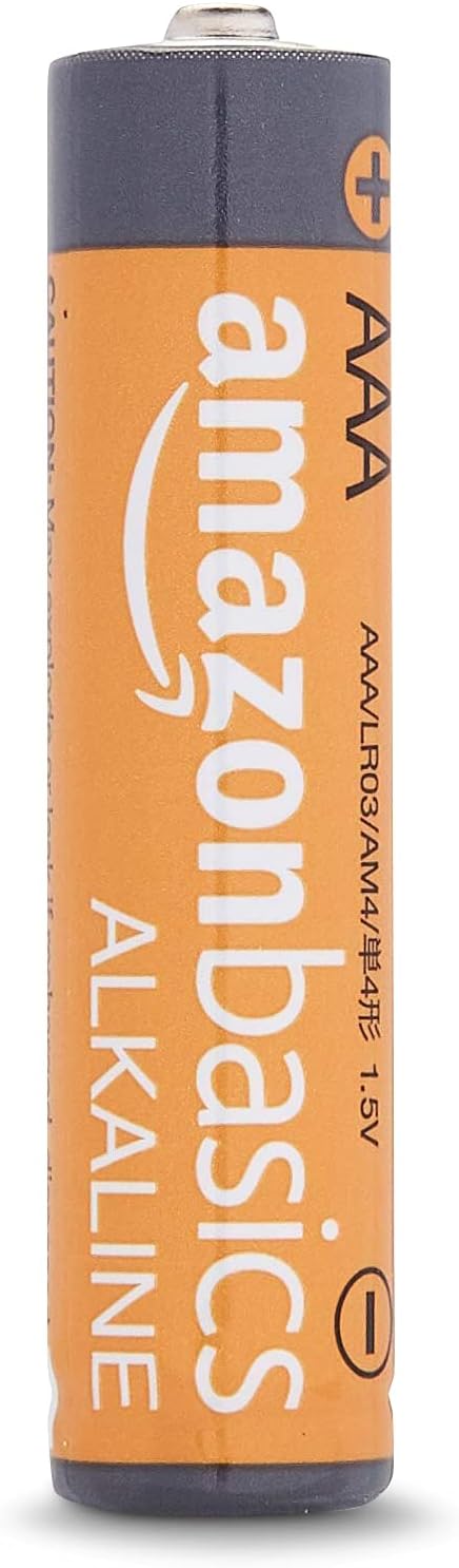 Amazon Basics 48 Pack AA High-Performance Alkaline Batteries, 10-Year Shelf Life, Easy to Open Value Pack