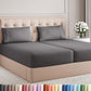 Queen Size 4 Piece Sheet Set - Comfy Breathable & Cooling Sheets - White