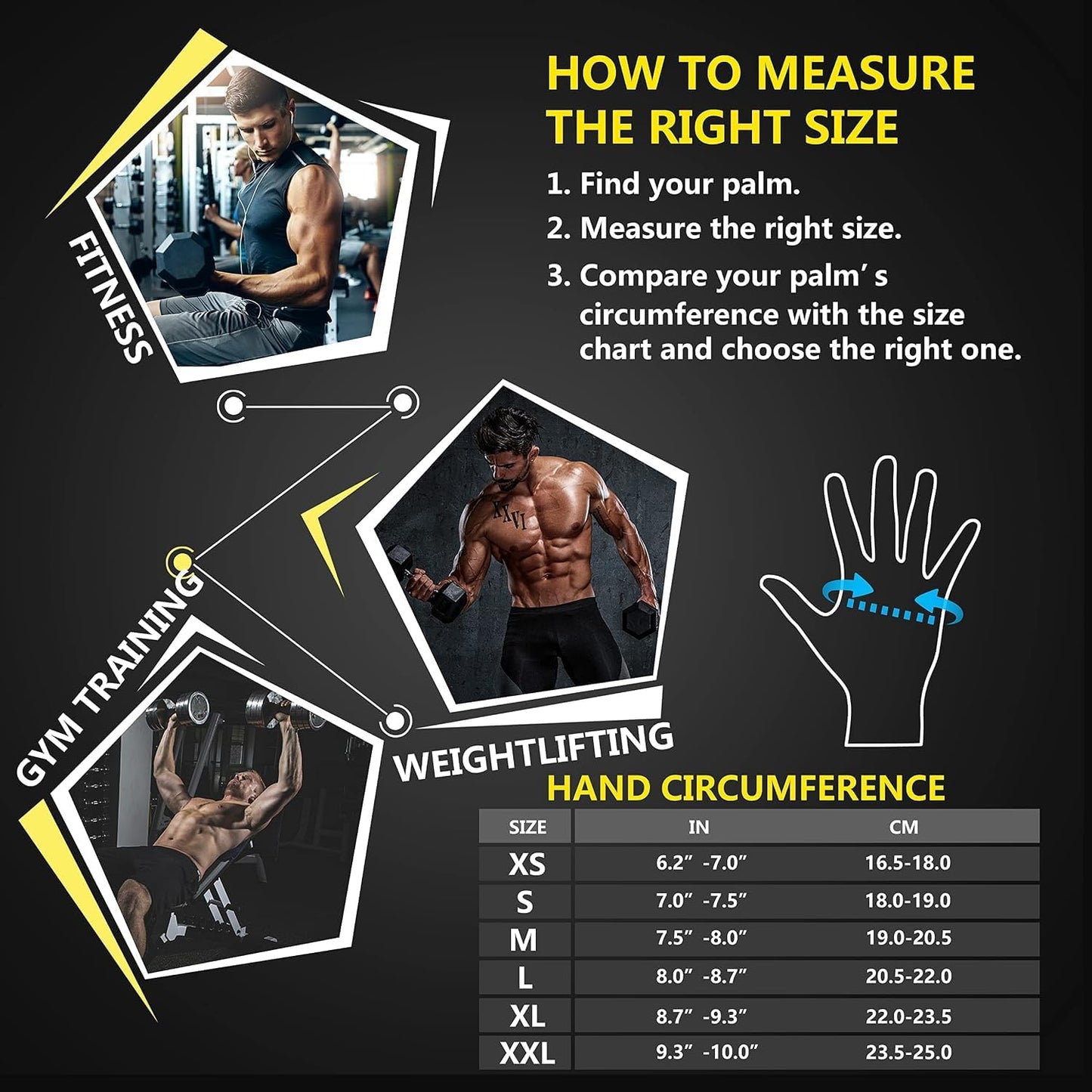 ihuan Ventilated Weight Lifting Gym Workout Gloves with Wrist Wrap Support for Men & Women, Full Palm Protection, for Weightlifting, Training, Fitness, Hanging, Pull ups