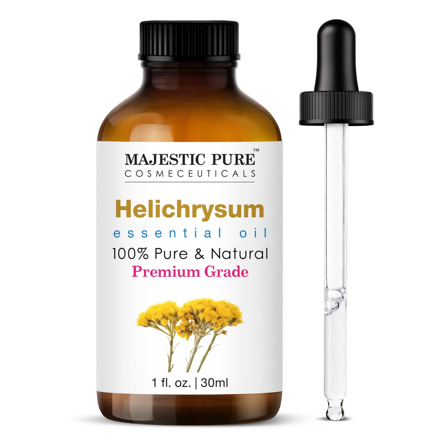 Majestic Pure Peppermint Essential Oil for Diffuser - 4 Fl Oz | 100% Natural Essentials Oils for Aromatherapy, Massage, Steam inhalation, Air Freshing, Soap and Candle Making