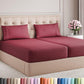 Queen Size 4 Piece Sheet Set - Comfy Breathable & Cooling Sheets - White