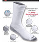 Dickies Men's Dri-tech Original Moisture Control Crew Socks, Available in M-xxl (6, 12, 18 Pairs)