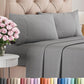 Queen Size 4 Piece Sheet Set - Comfy Breathable & Cooling Sheets - White