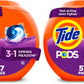 Tide PODS laundry detergent pacs, 3-in-1 Stain Remover, Odor Fighter, Color ProteCountor, 76 Count, HE compatible, Spring Meadow Scent