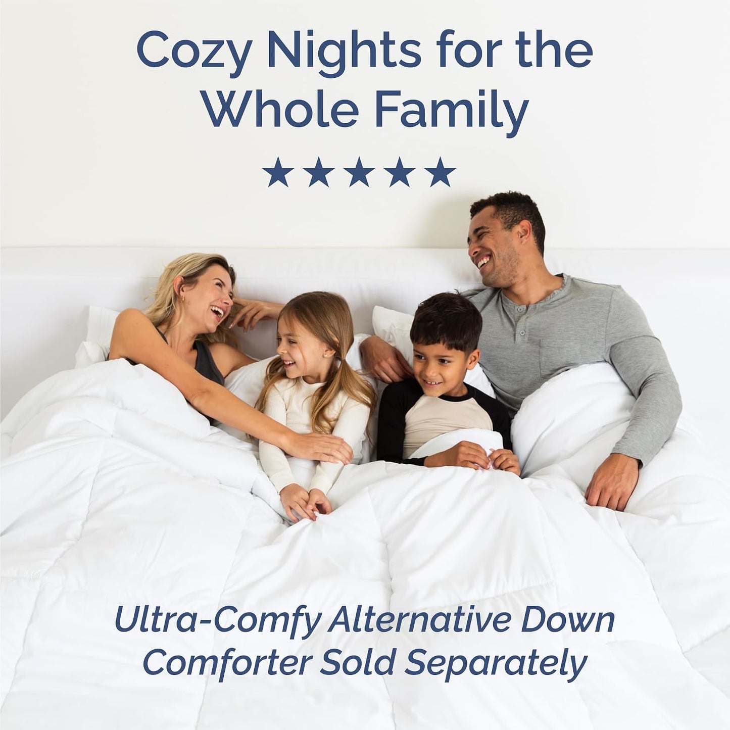 Queen Size 4 Piece Sheet Set - Comfy Breathable & Cooling Sheets - White