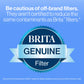 Brita Replacement Filters For Pitchers And Dispensers Plastic Nsf Potable Water Filter