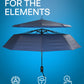 Repel Windproof Travel Umbrella - Compact & Withstands Winds up to 100MPH, Strongest Premium Auto Folding Umbrella for Rain and Sun - Durable, Light & Portable for Women & Men, Fits Backpack & Cars