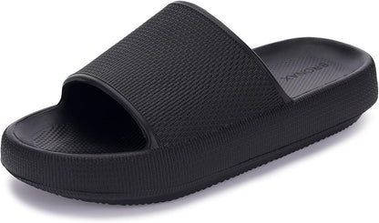 BRONAX Cushioned Thick Sole Pillow Slippers for Women and Men Y10