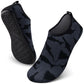 SEEKWAY Water Shoes Quick-Dry Aqua Socks Barefoot Slip-on for Beach Pool Swim River Yoga Lake Surf Women Men Black SK001