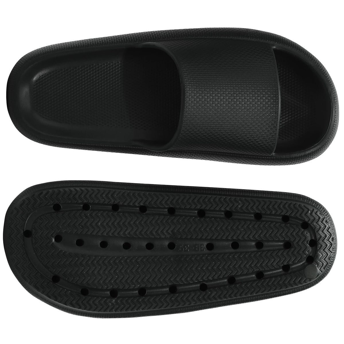 welltree Slides for Women Men Pillow Slippers Non-Slip Soft Cloud Sandals