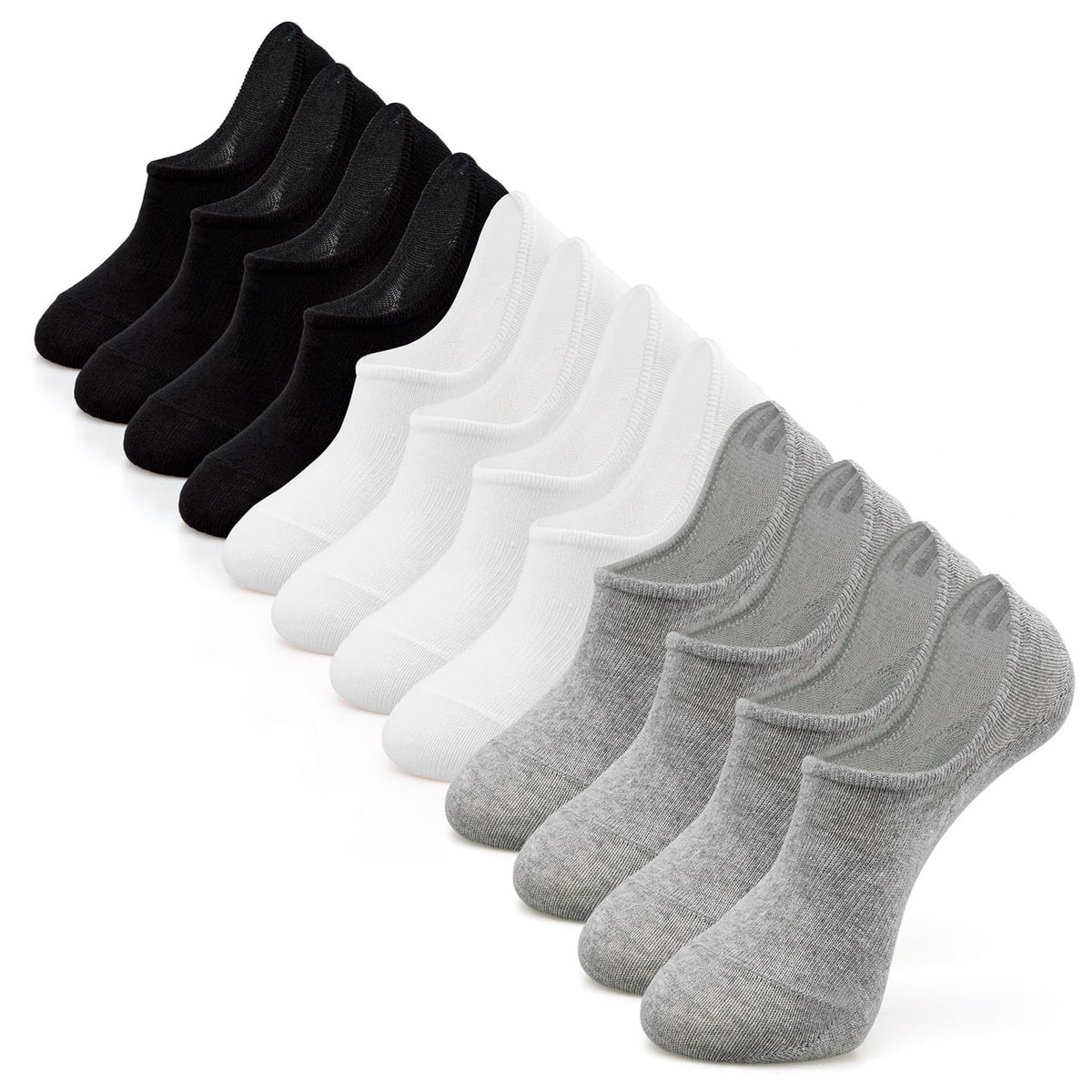 IDEGG Women & Men No Show Low Cut Anti‑Slip Casual Sports Running Socks