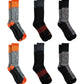 Dickies Men's Dri-tech Original Moisture Control Crew Socks, Available in M-xxl (6, 12, 18 Pairs)
