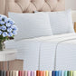 Queen Size 4 Piece Sheet Set - Comfy Breathable & Cooling Sheets - White